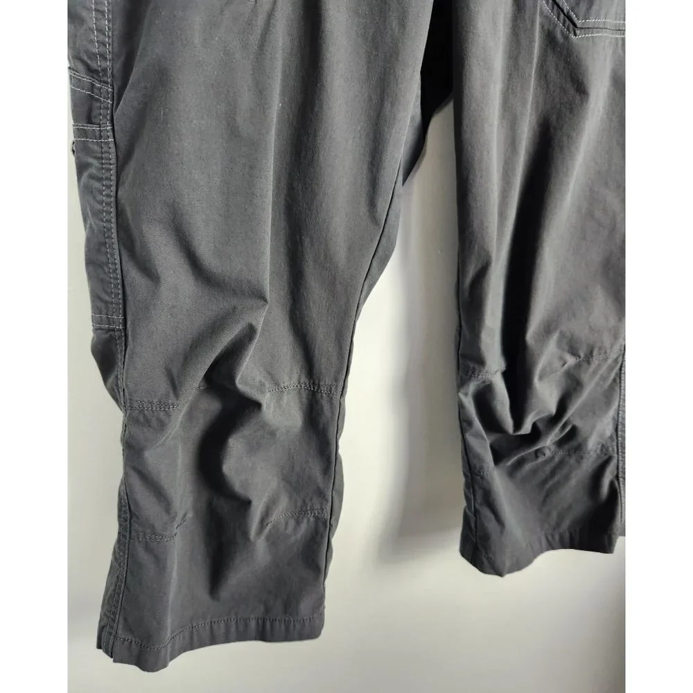 Kuhl Women's Sz. 8 Capri Utility Hiking Pants In Grey - Picture 4 of 6
